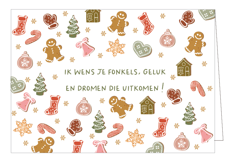 Ik wens je fonkels, geluk....