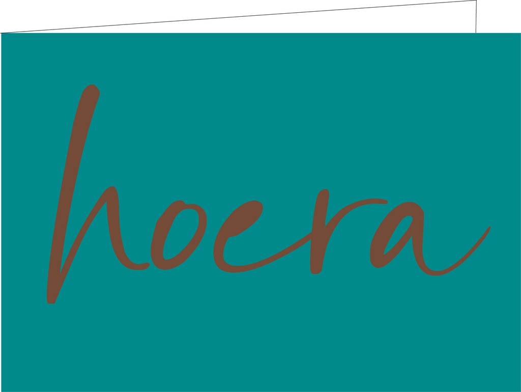 Hoera (KOPERFOLIE)