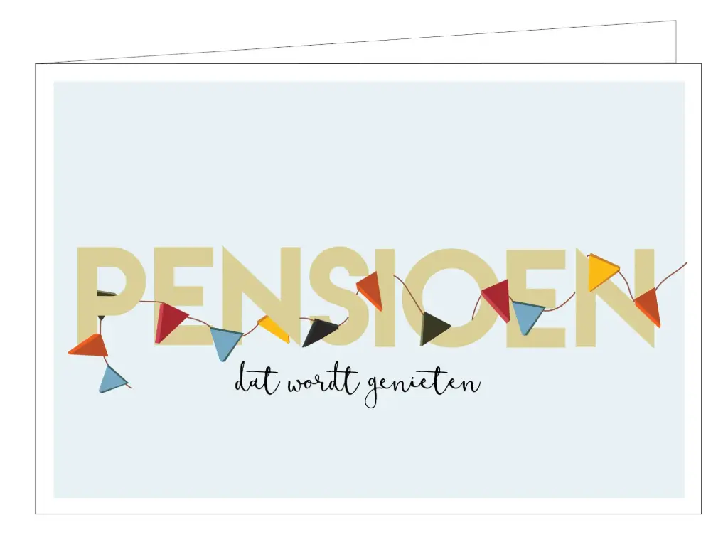 Pensioen, dat wordt genieten !