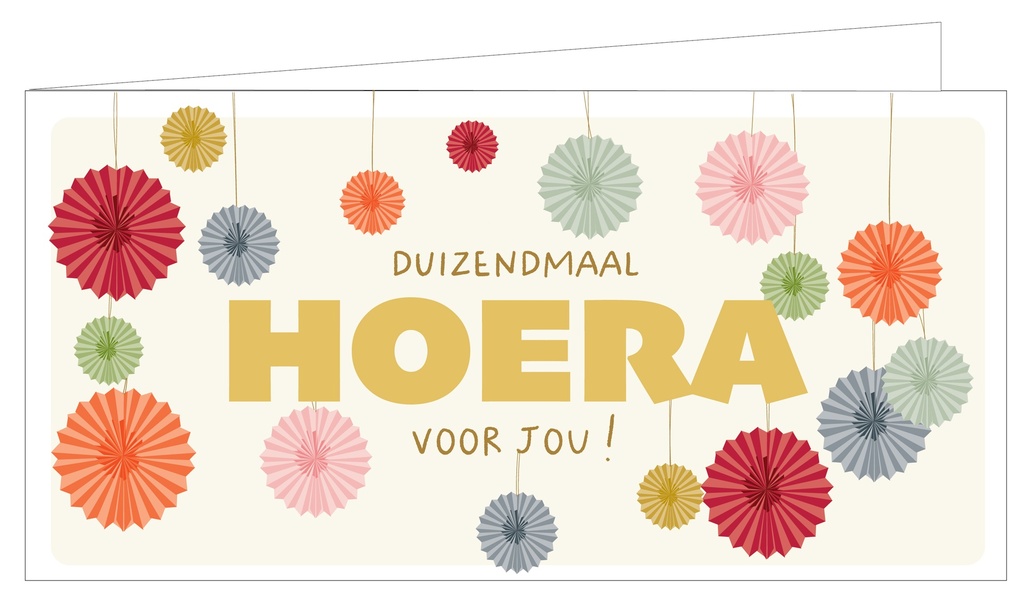 Duizendmaal hoera voor jou !