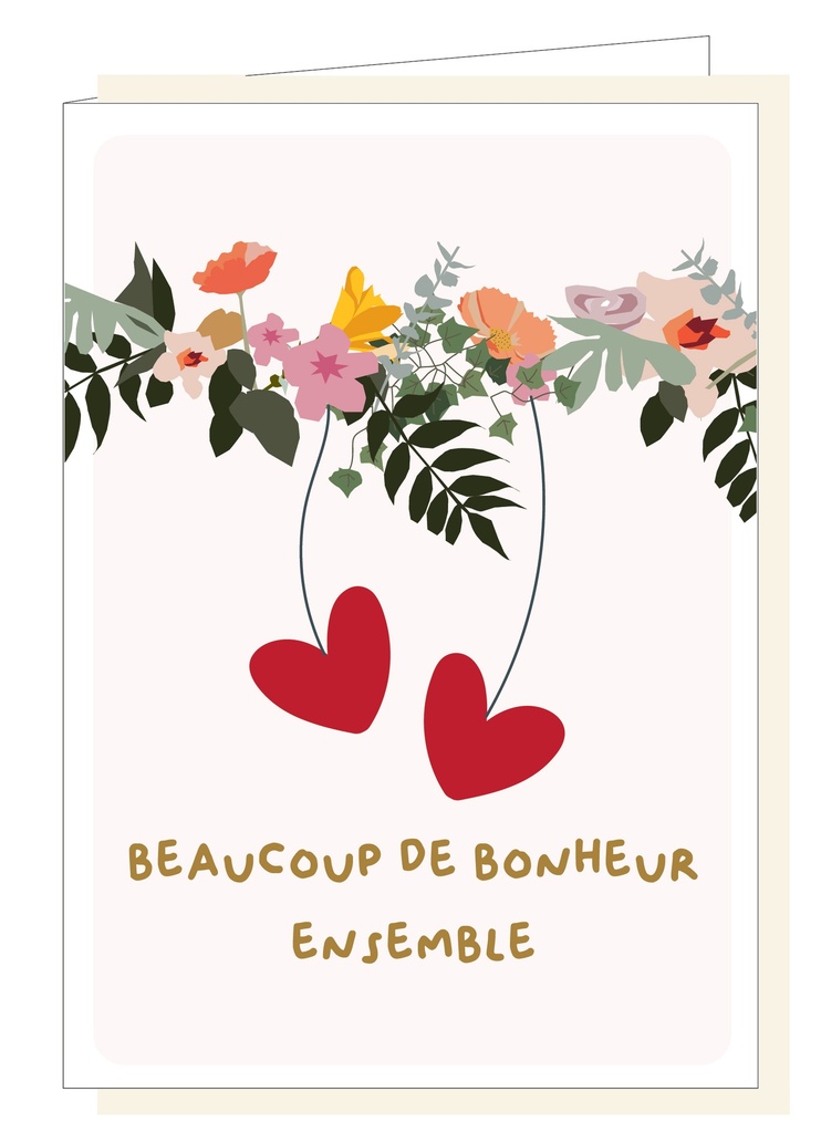 Beaucoup de bonheur ensemble