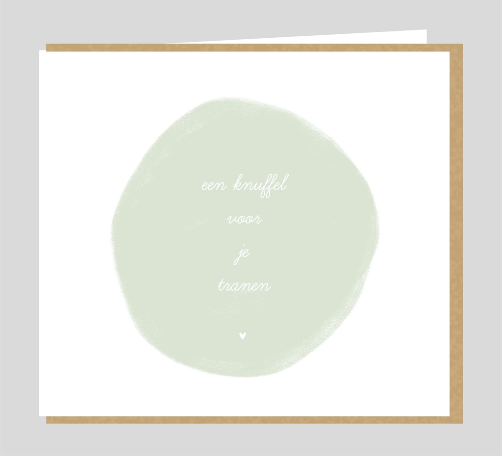 Een knuffel voor je tranen