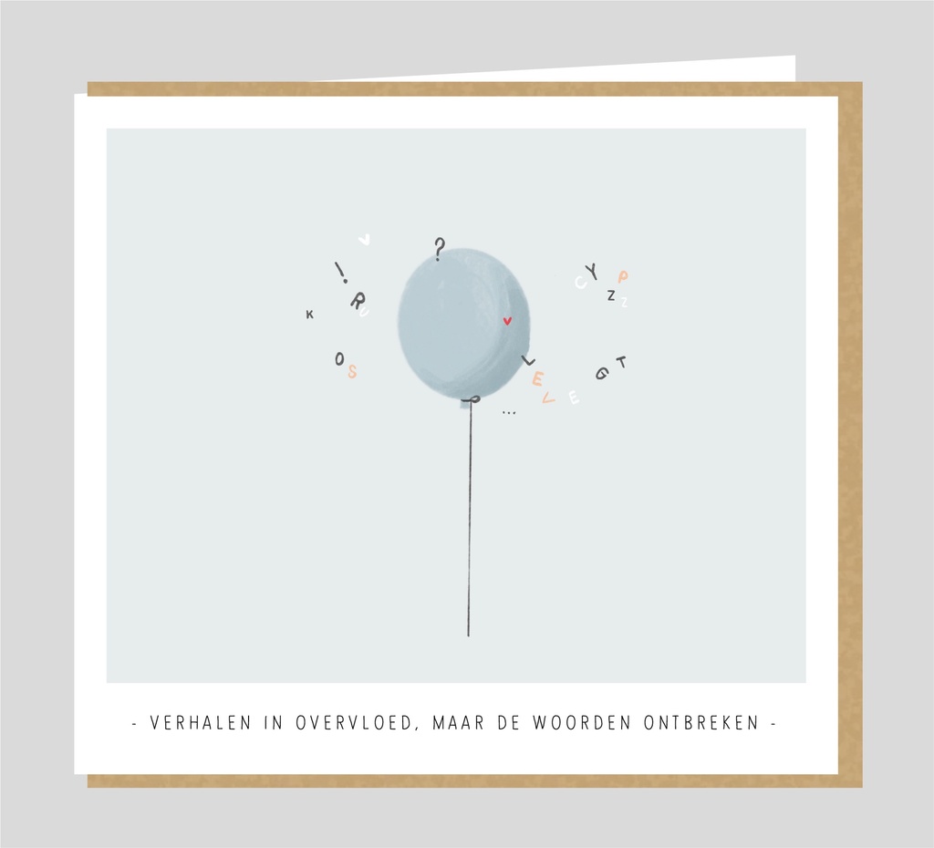 Verhalen in overvloed maar de woorden ontbreken