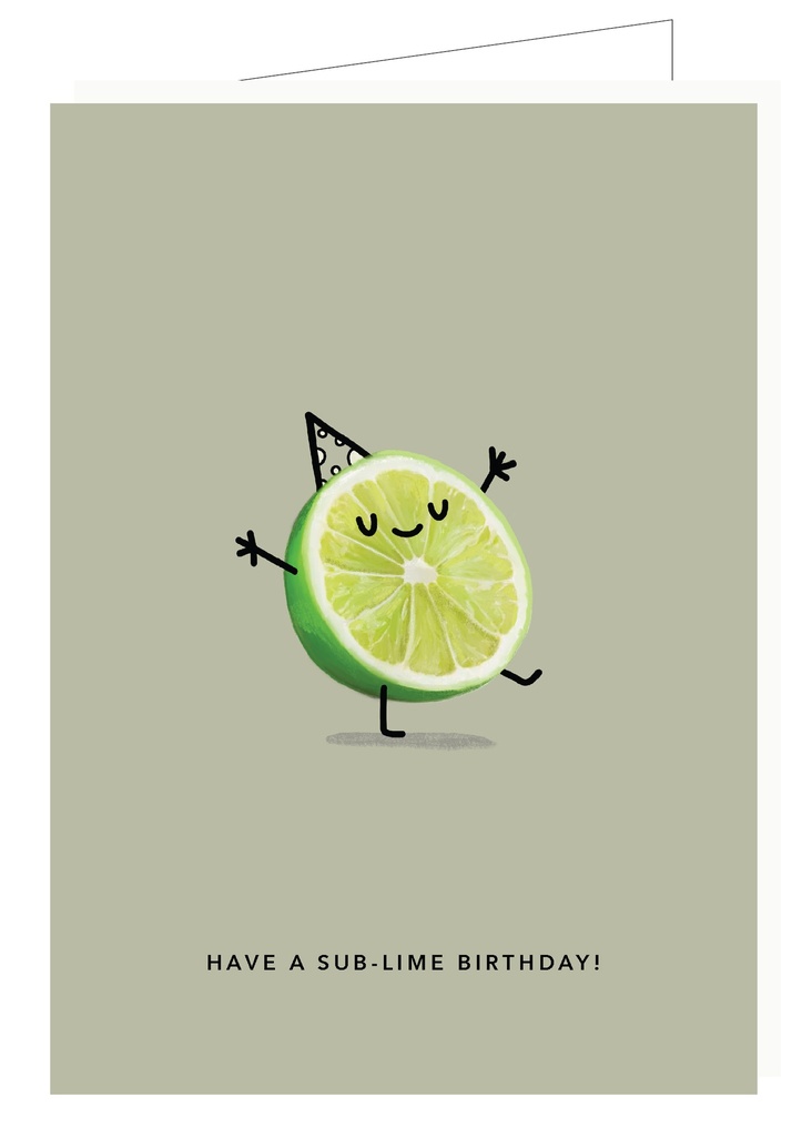Have a sub lime birthday
