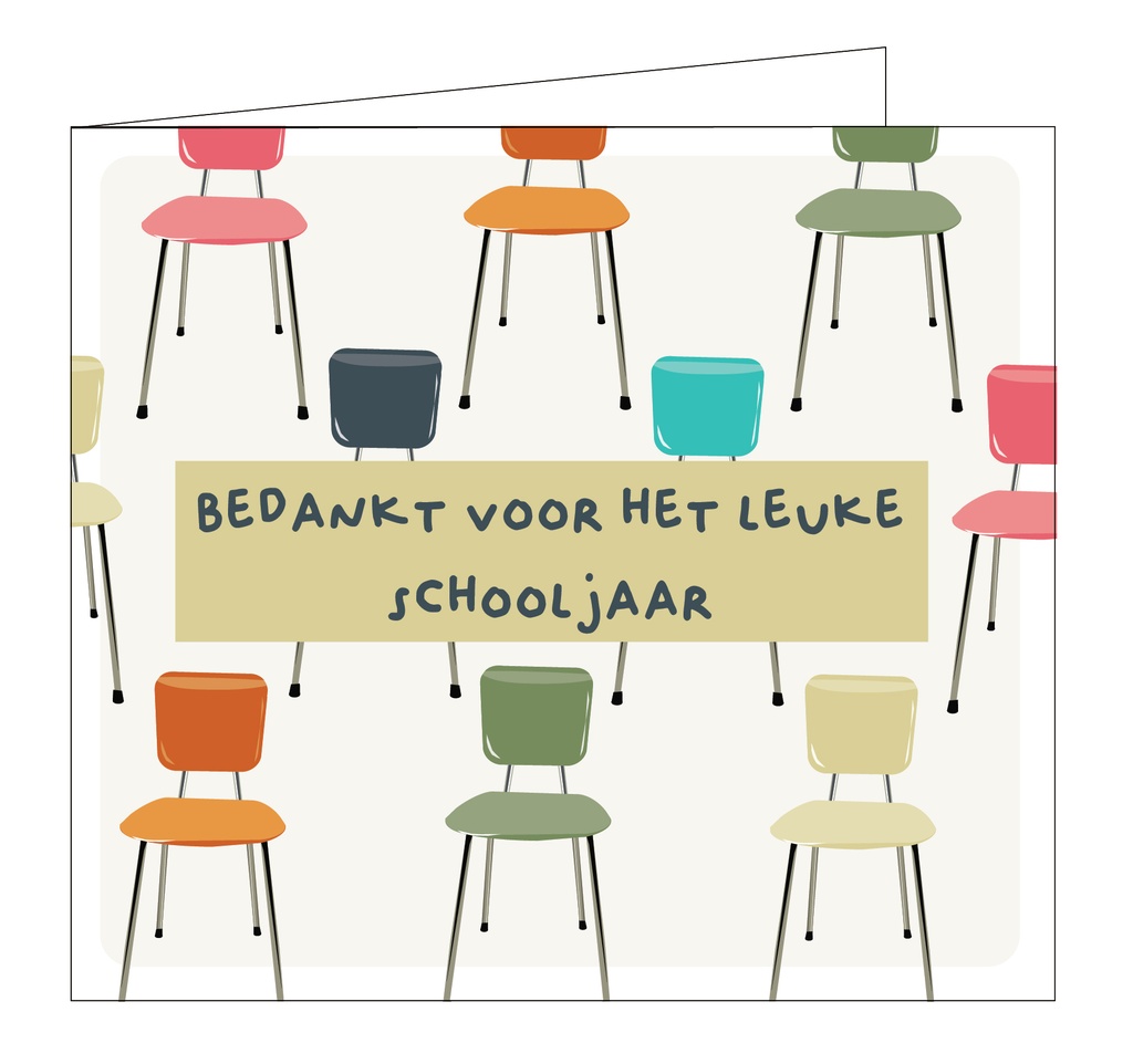 Bedankt voor het leuke schooljaar