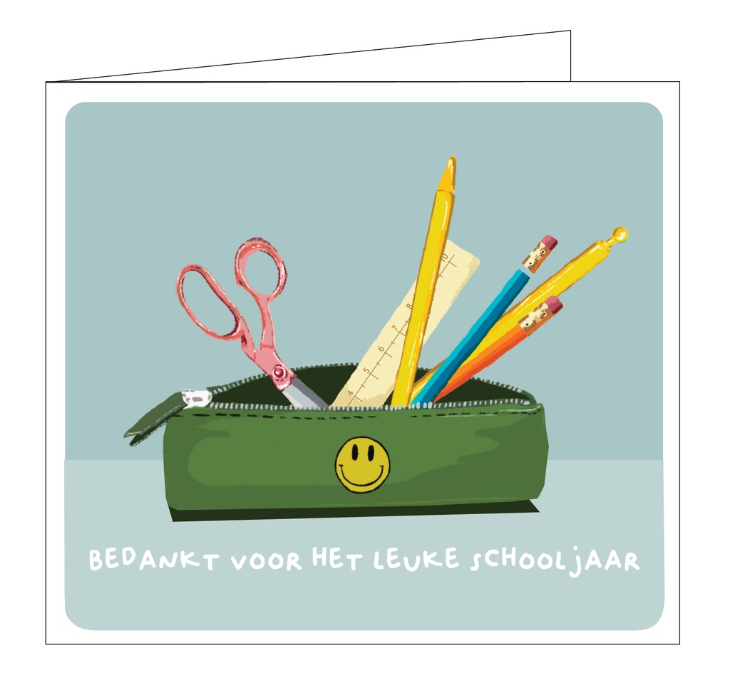 Bedankt voor het leuke schooljaar