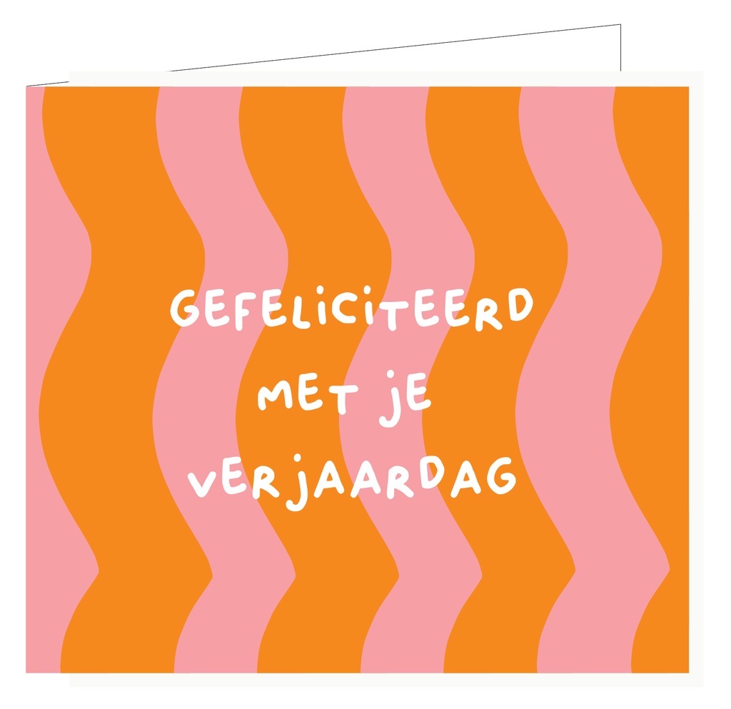 Gefeliciteerd met je verjaardag