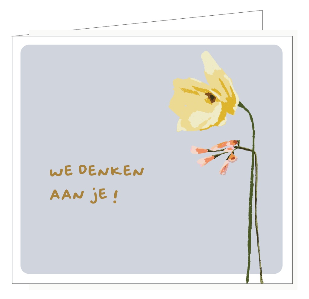 We denken aan je