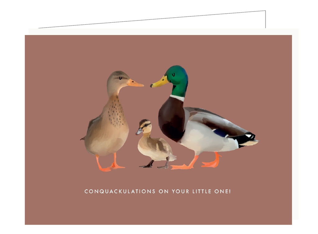 Conquackulations on your little one