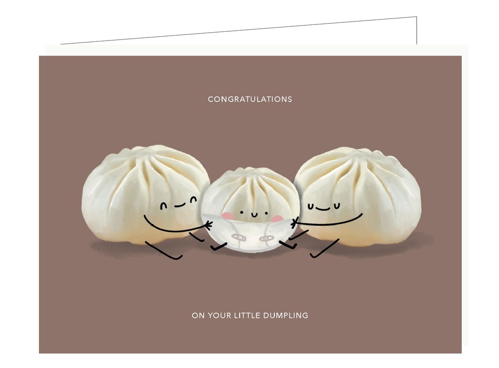 Congratulations on your little dumpling
