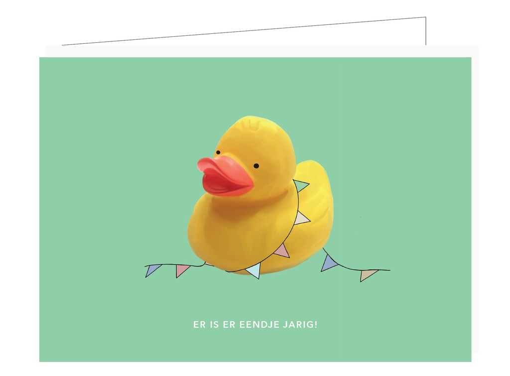 Er is er eendje jarig