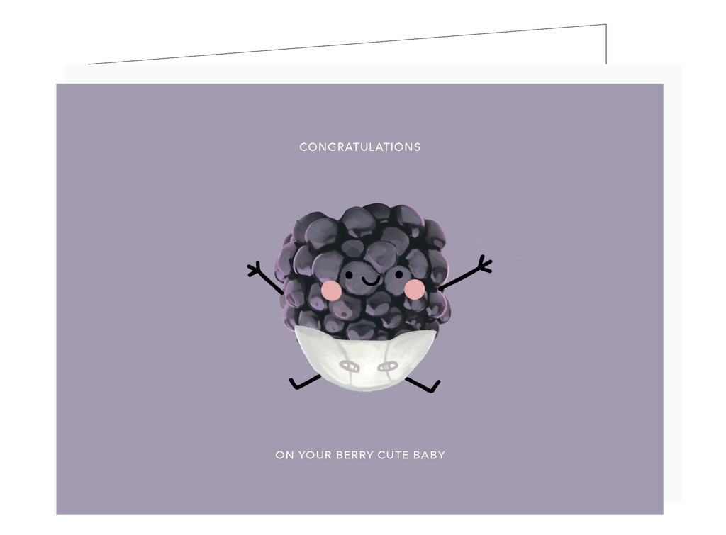Congratulations on your berry cute baby