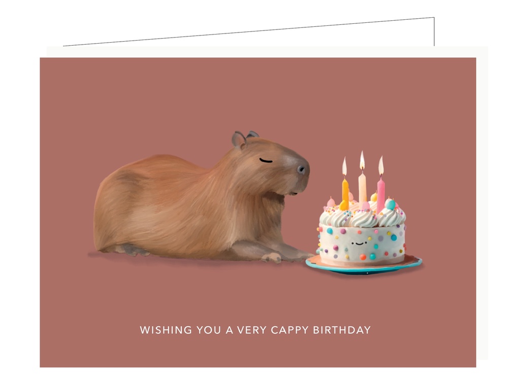 Wishing you a very cappy birthday