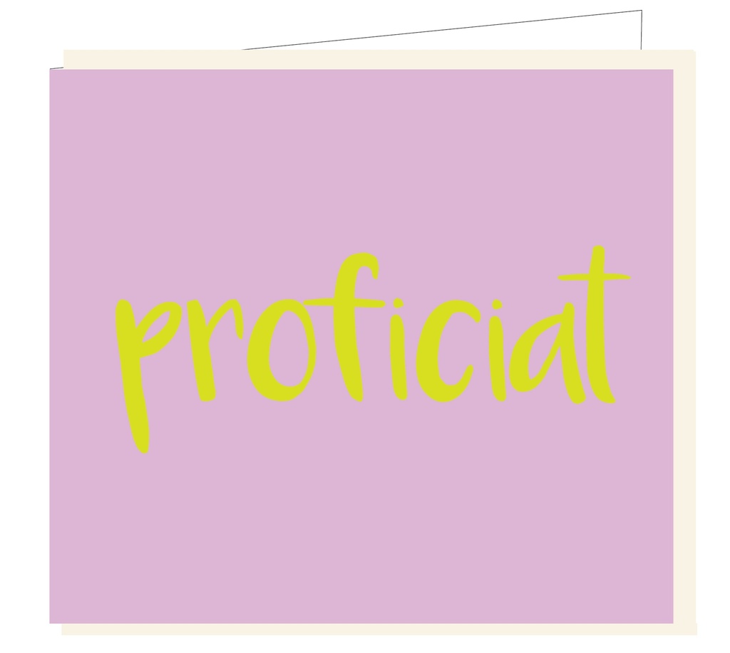 Proficiat