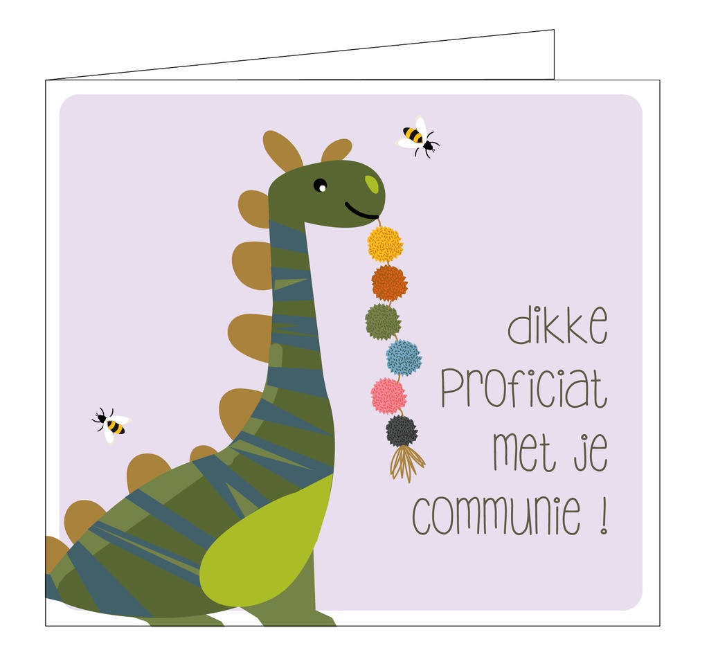 Dikke proficiat met je communie