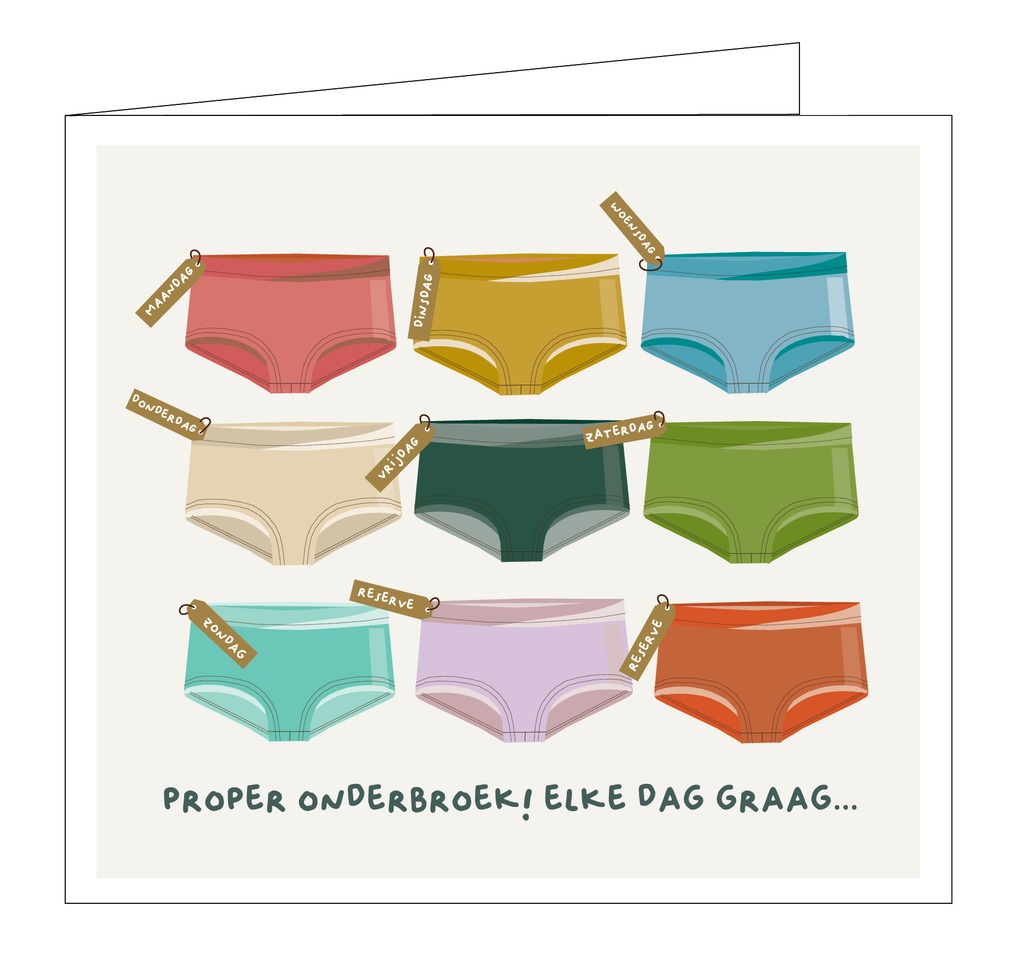 Proper onderbroek ! Elke dag graag !