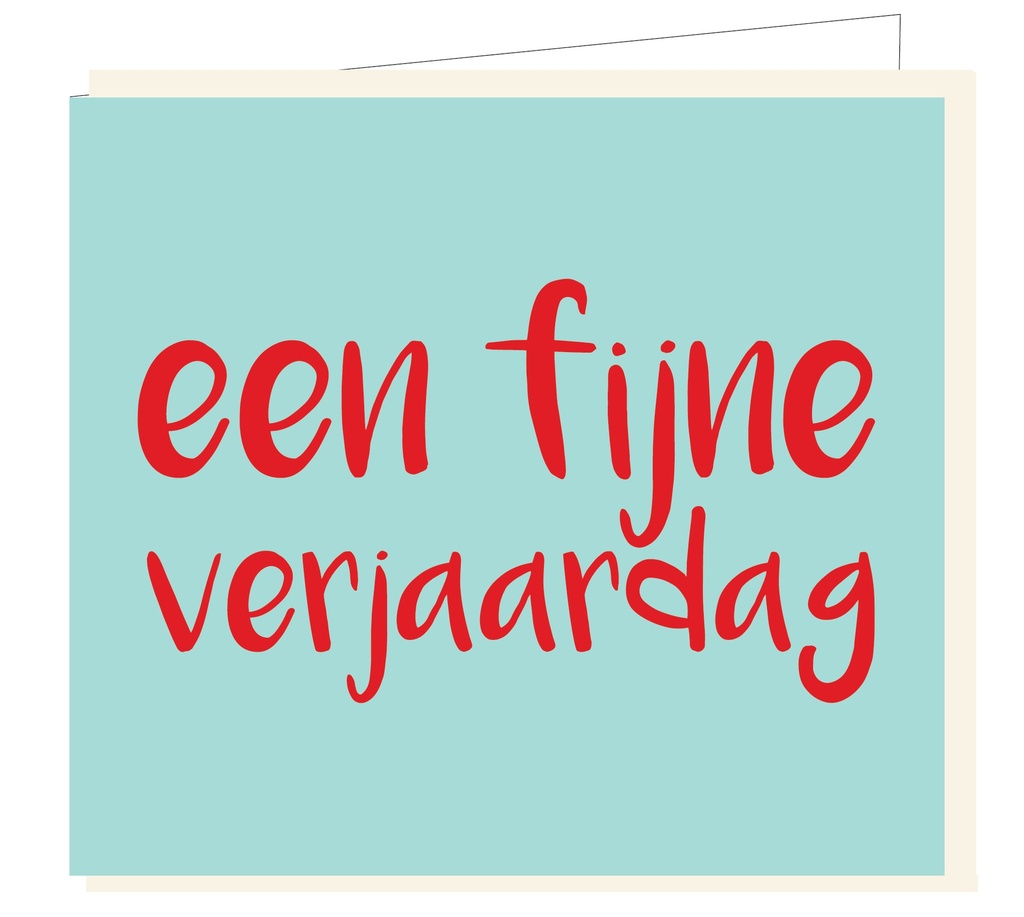 Een fijne verjaardag