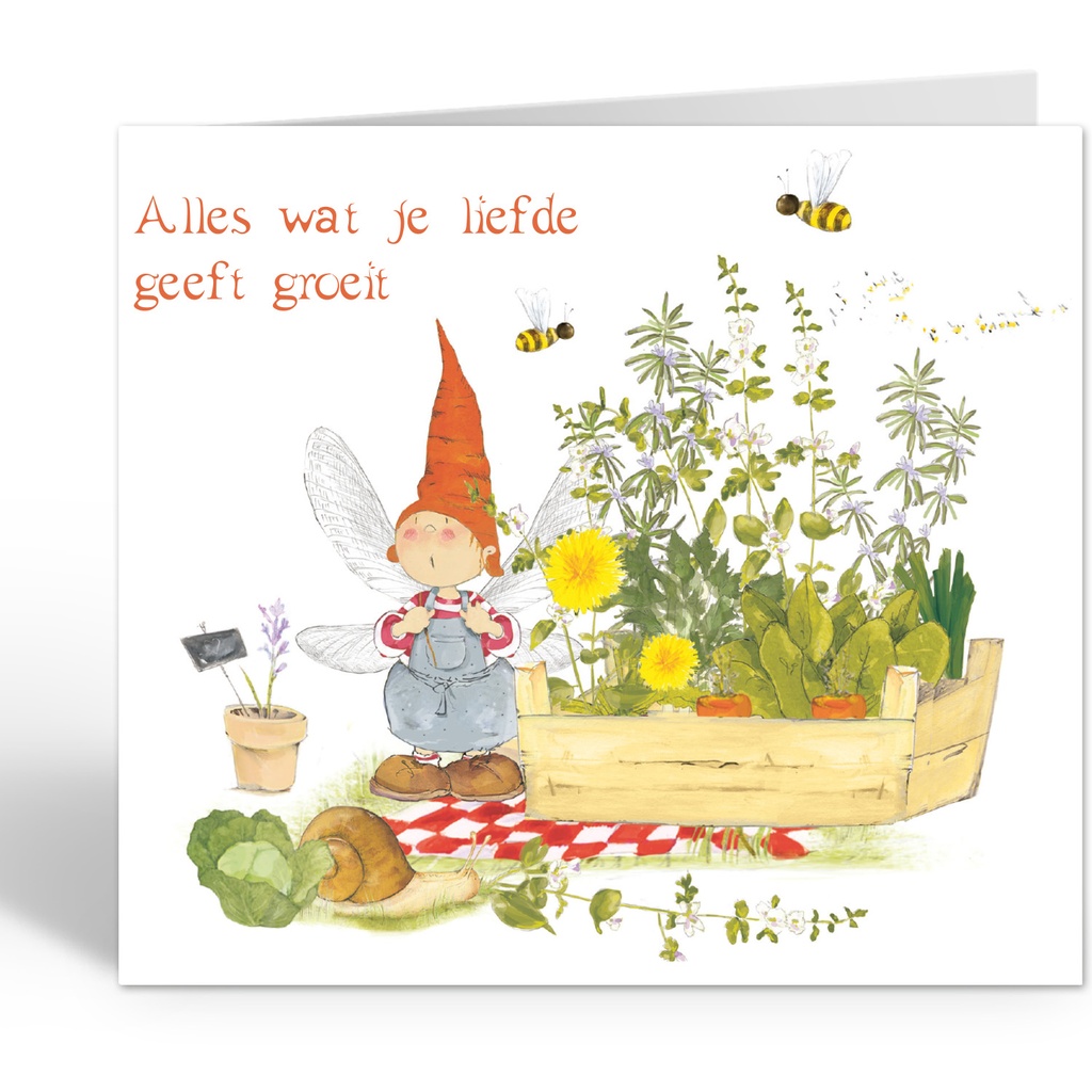 alles wat je liefde geeft groeit