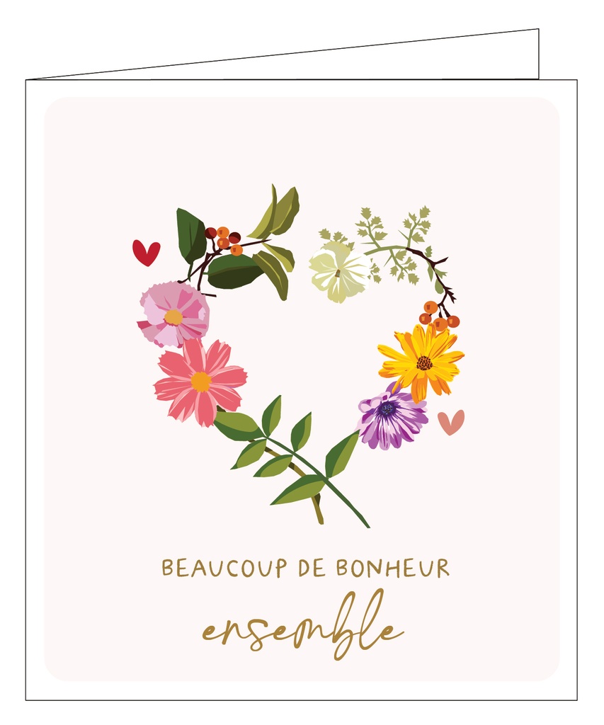 Beaucoup de bonheur ensemble