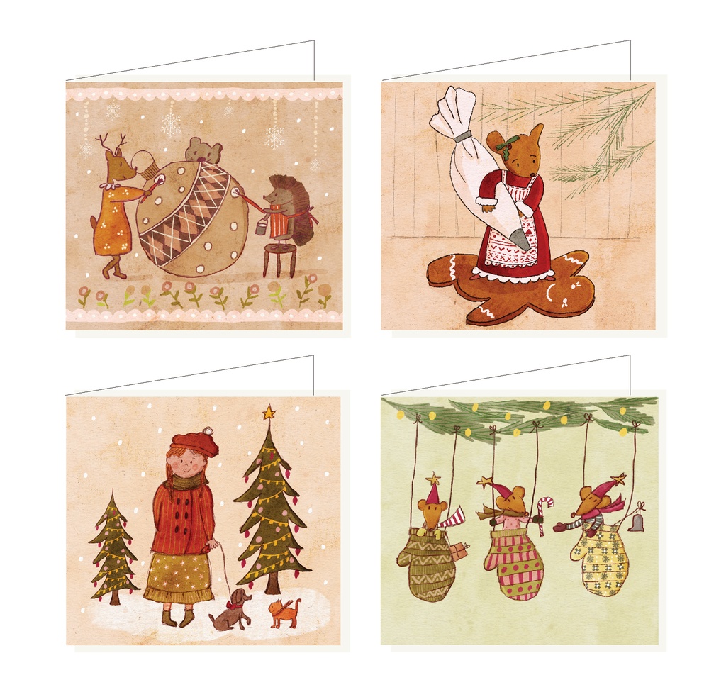 Karen koekjesfee box 8 stuks/4 designs