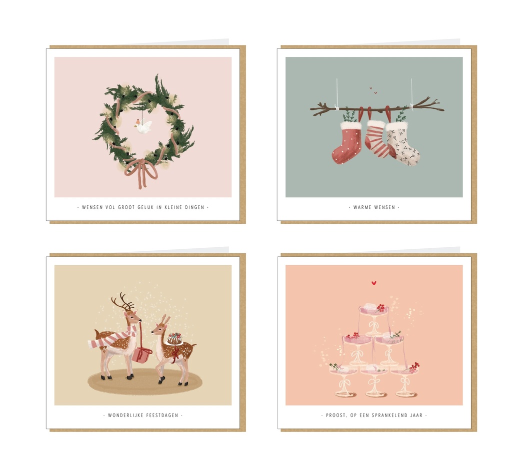 Kelly Marie box 8 stuks/4 designs