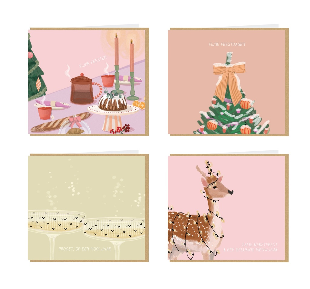 Kelly Marie box 8 stuks/4 designs