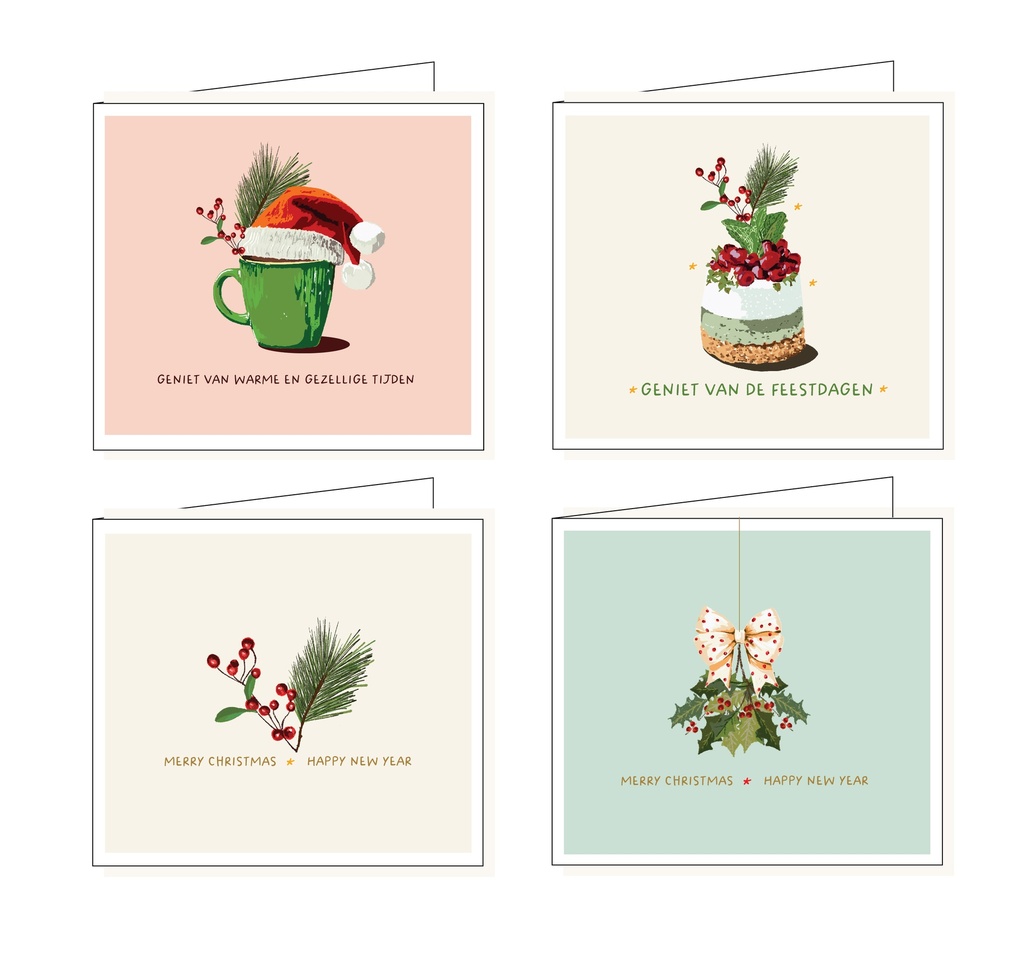 Leukewensenbox 8 stuks/4 designs