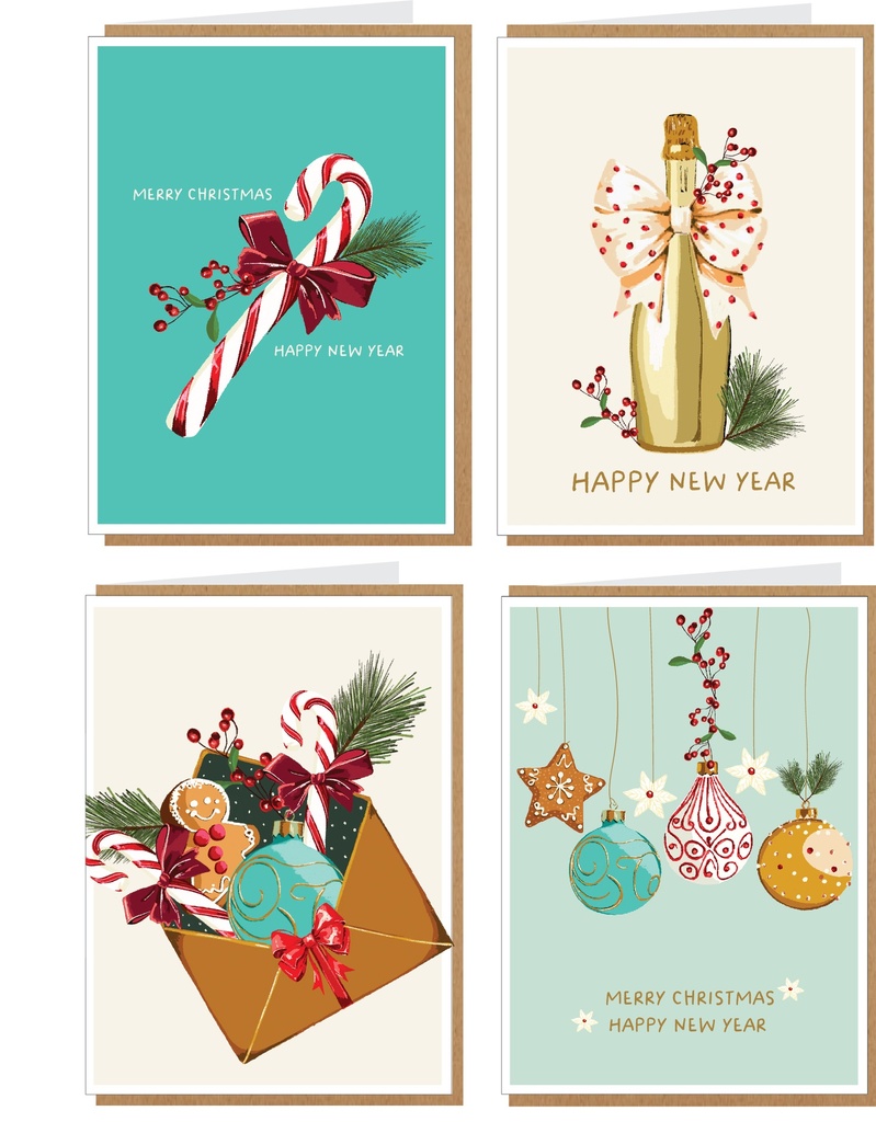 Hil Claesen box 8 stuks/4 designs