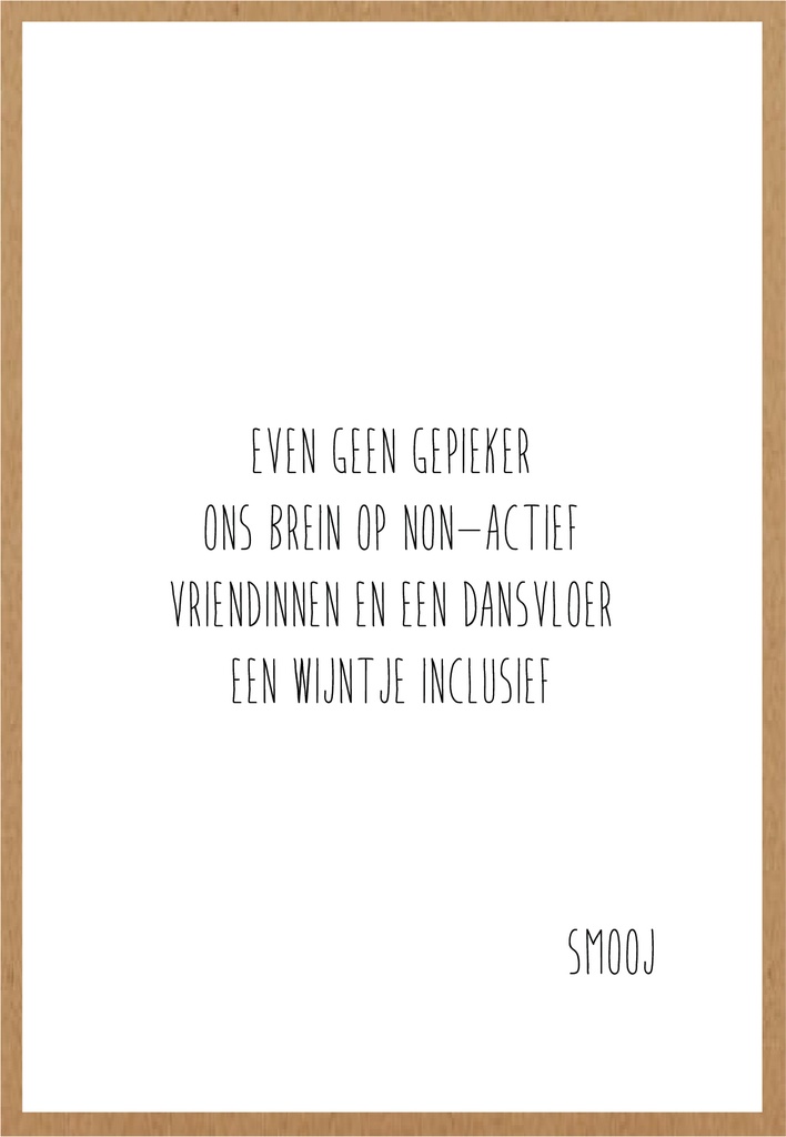 Vriendinnen en een dansvloer, een wijntje inclusief