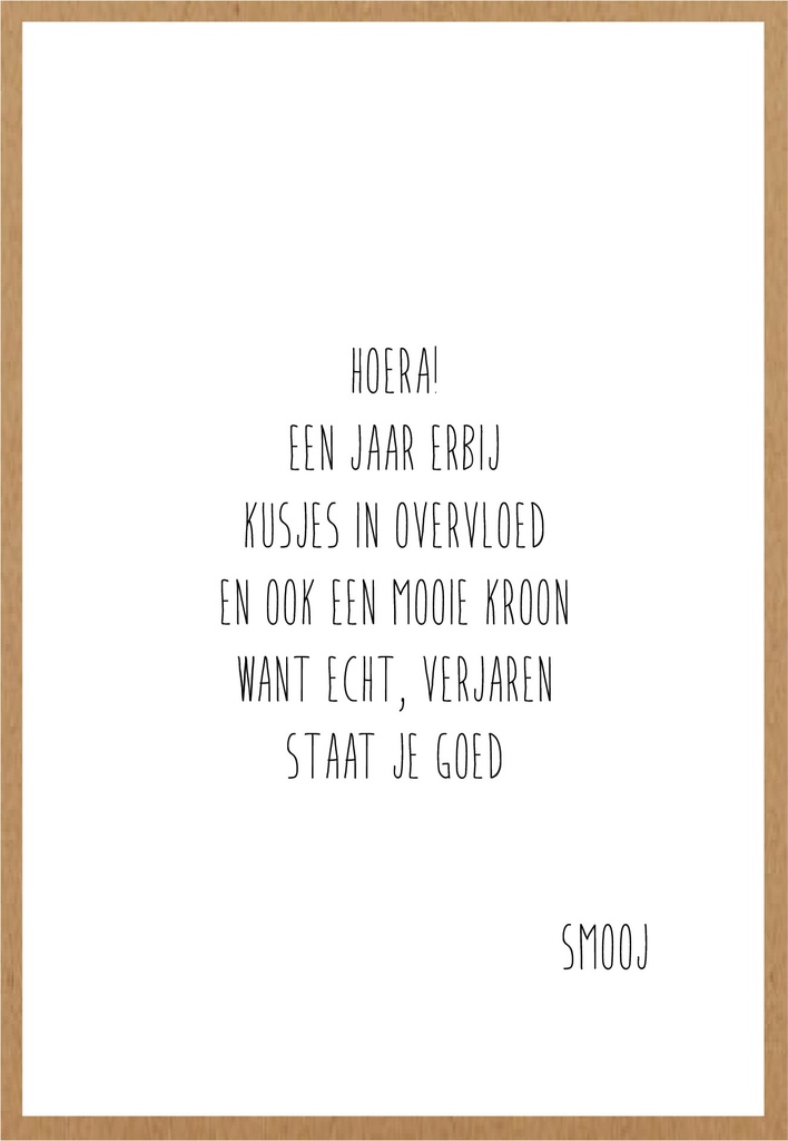 Hoera! Een jaar erbij