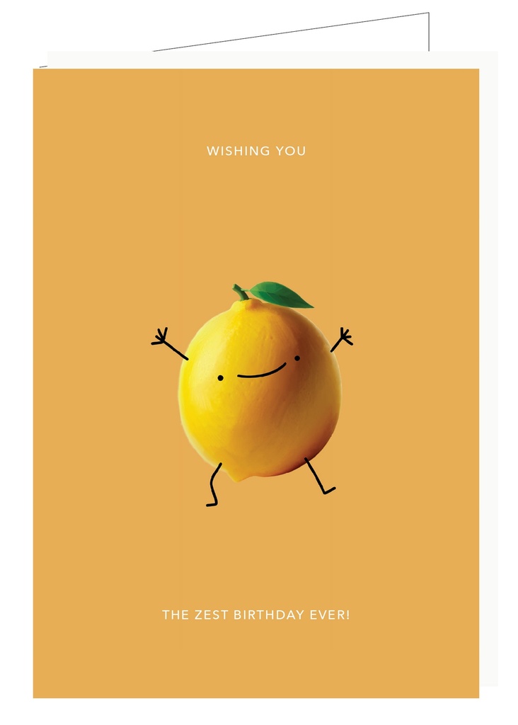 Wishing you the zest birthday ever