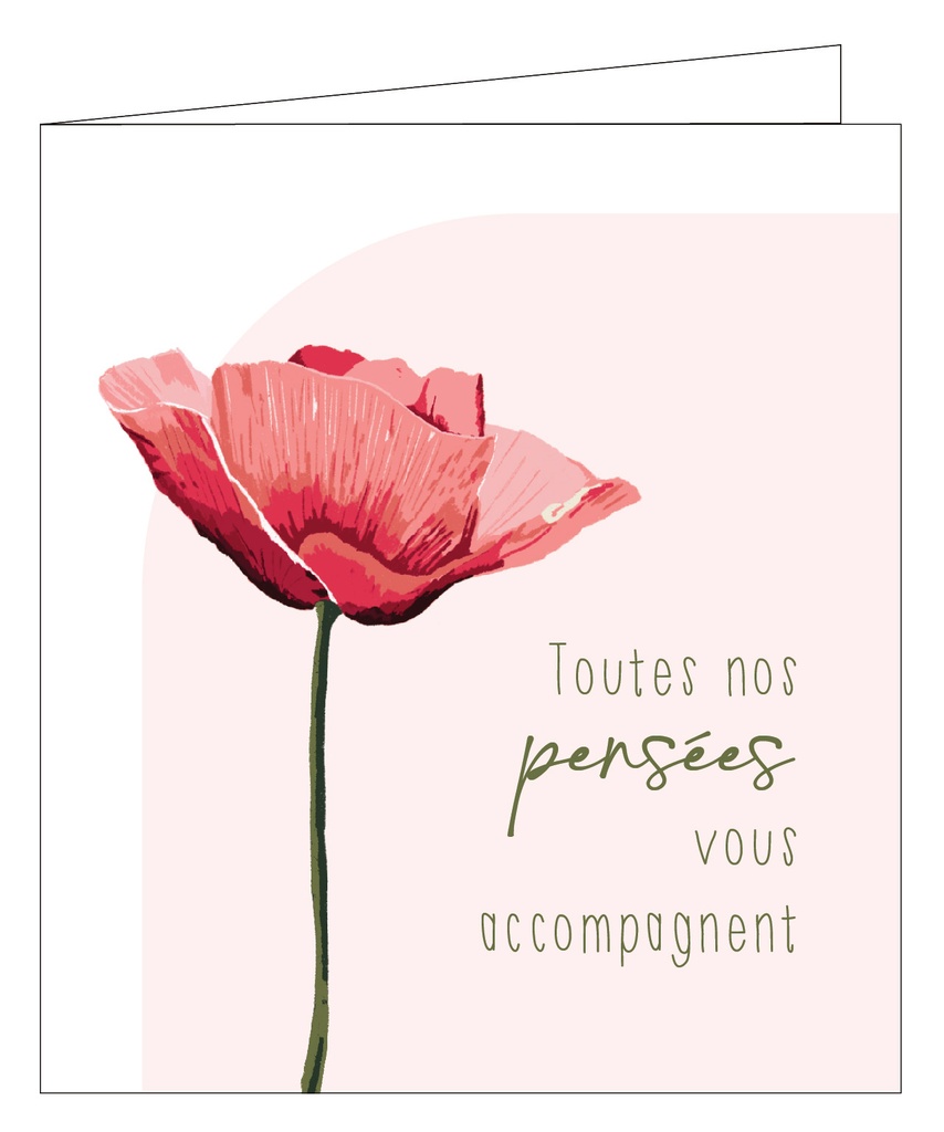 Toutes nos pensées vous accompagnent