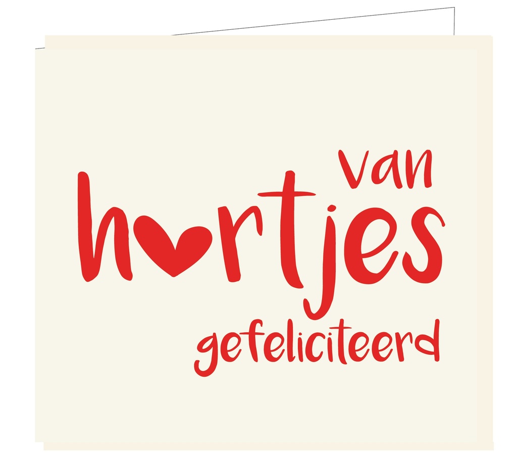 Van hartjes gefeliciteerd