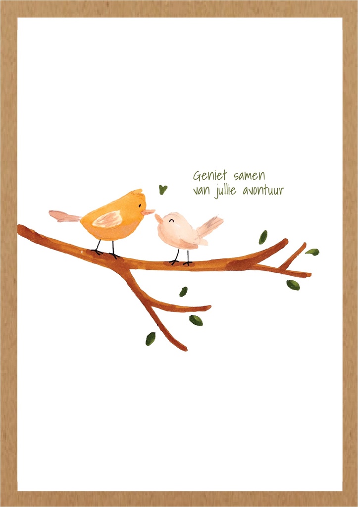 Geniet samen van jullie avontuur