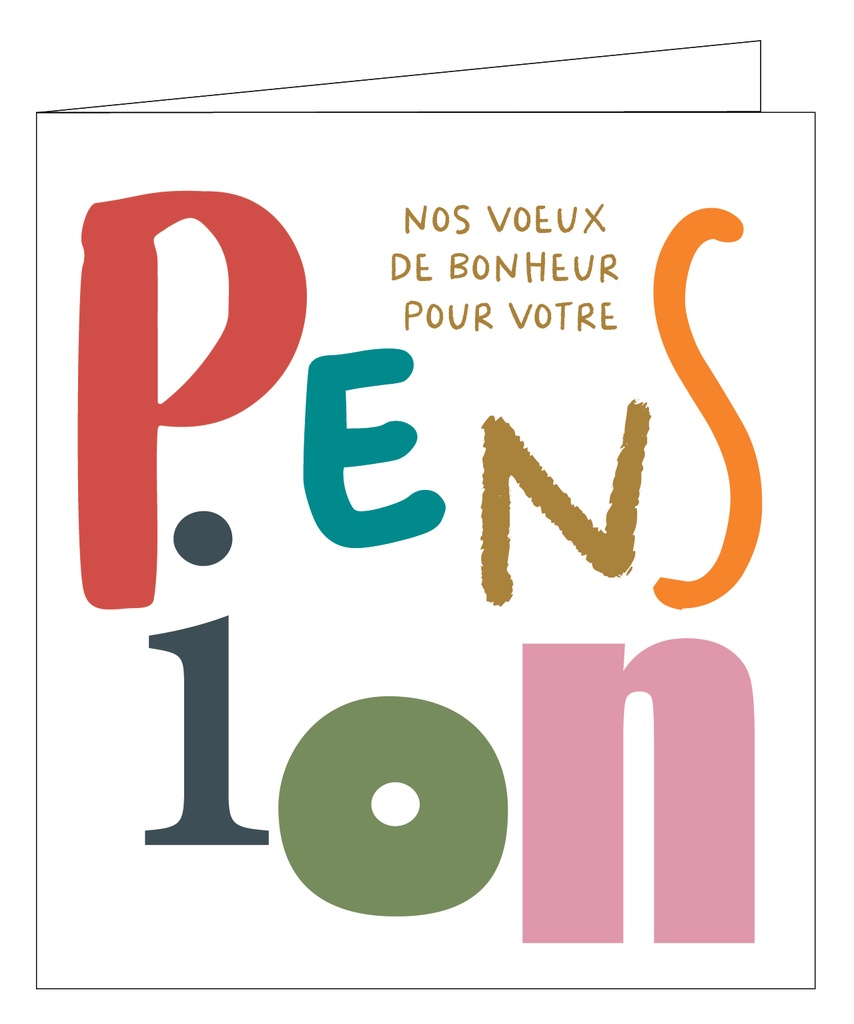 Nos voeux de bonheur pour votre pension