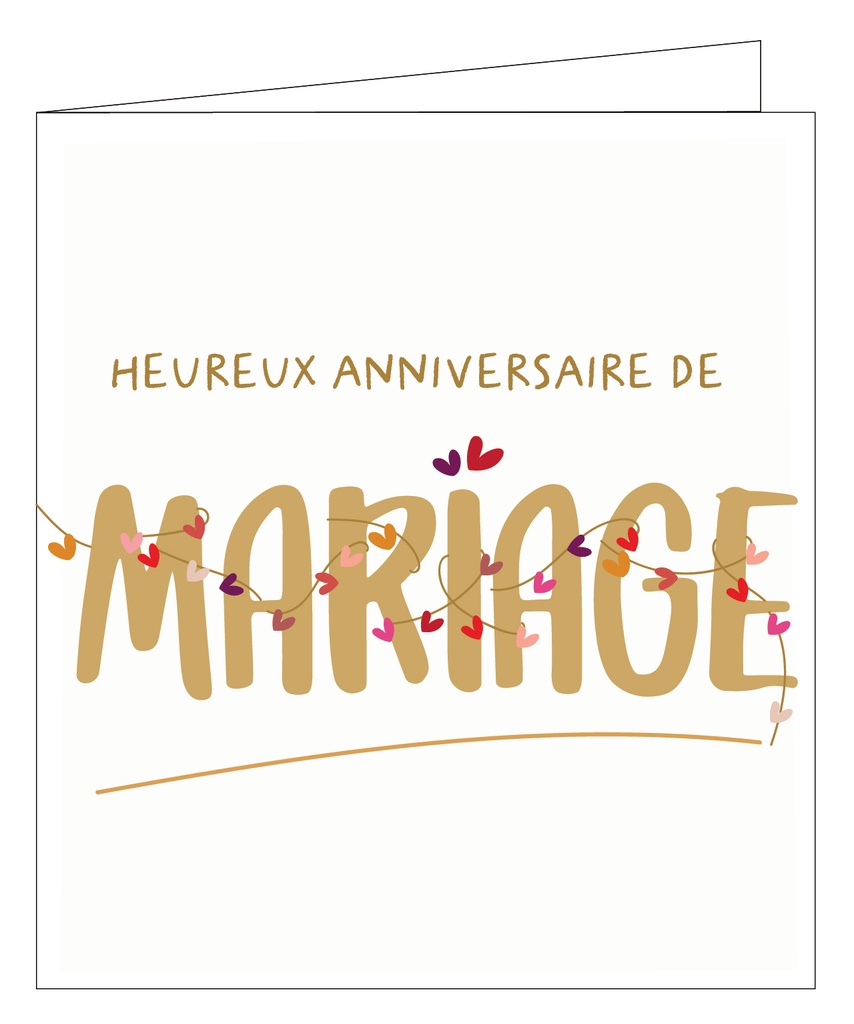 Heureux anniversaire de mariage