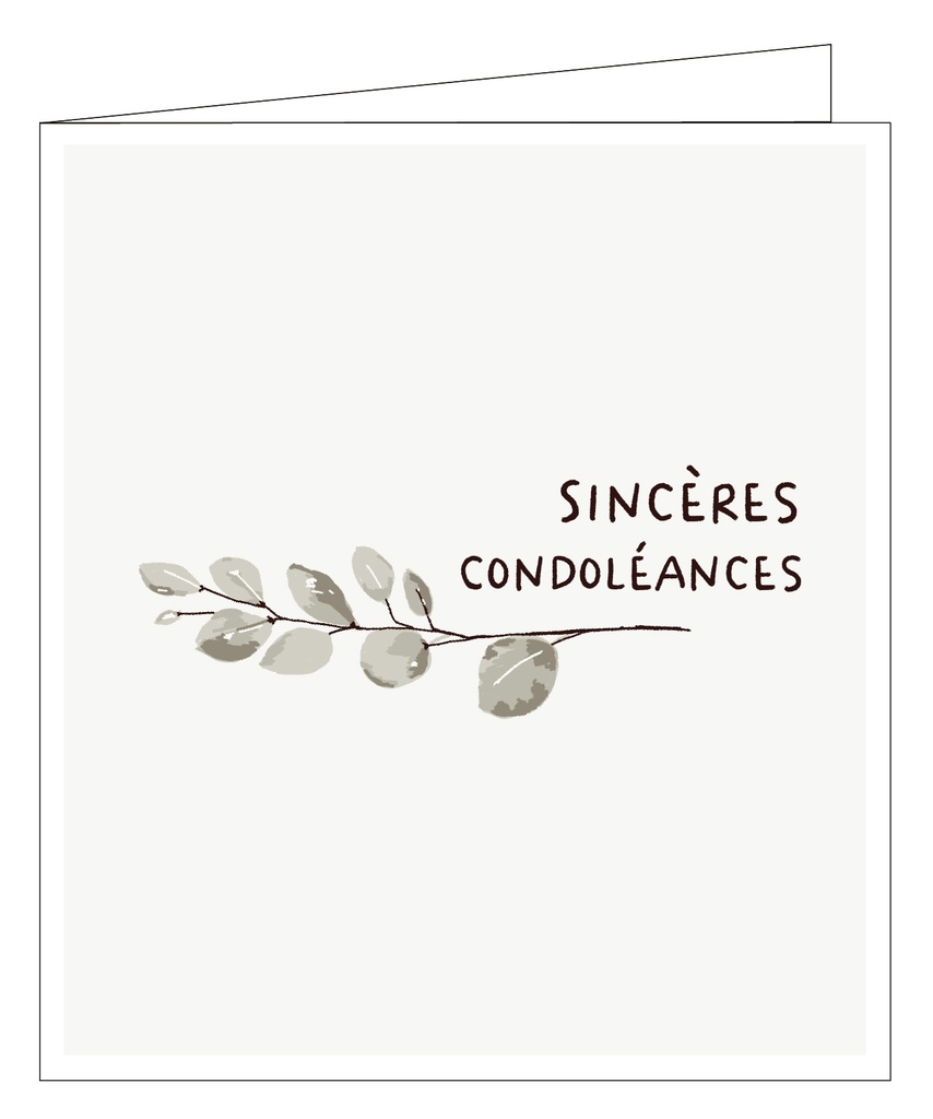Sincères Condoléances