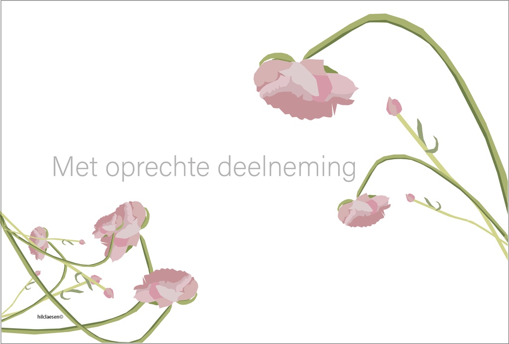 Met oprechte deelneming