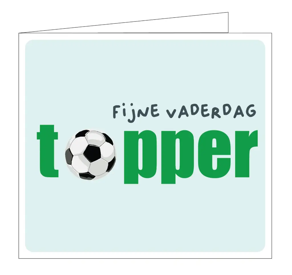 Fijne vaderdag topper