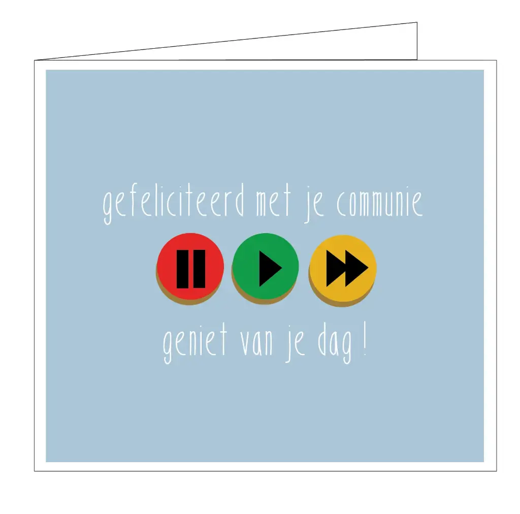 Gefeliciteerd met je communie