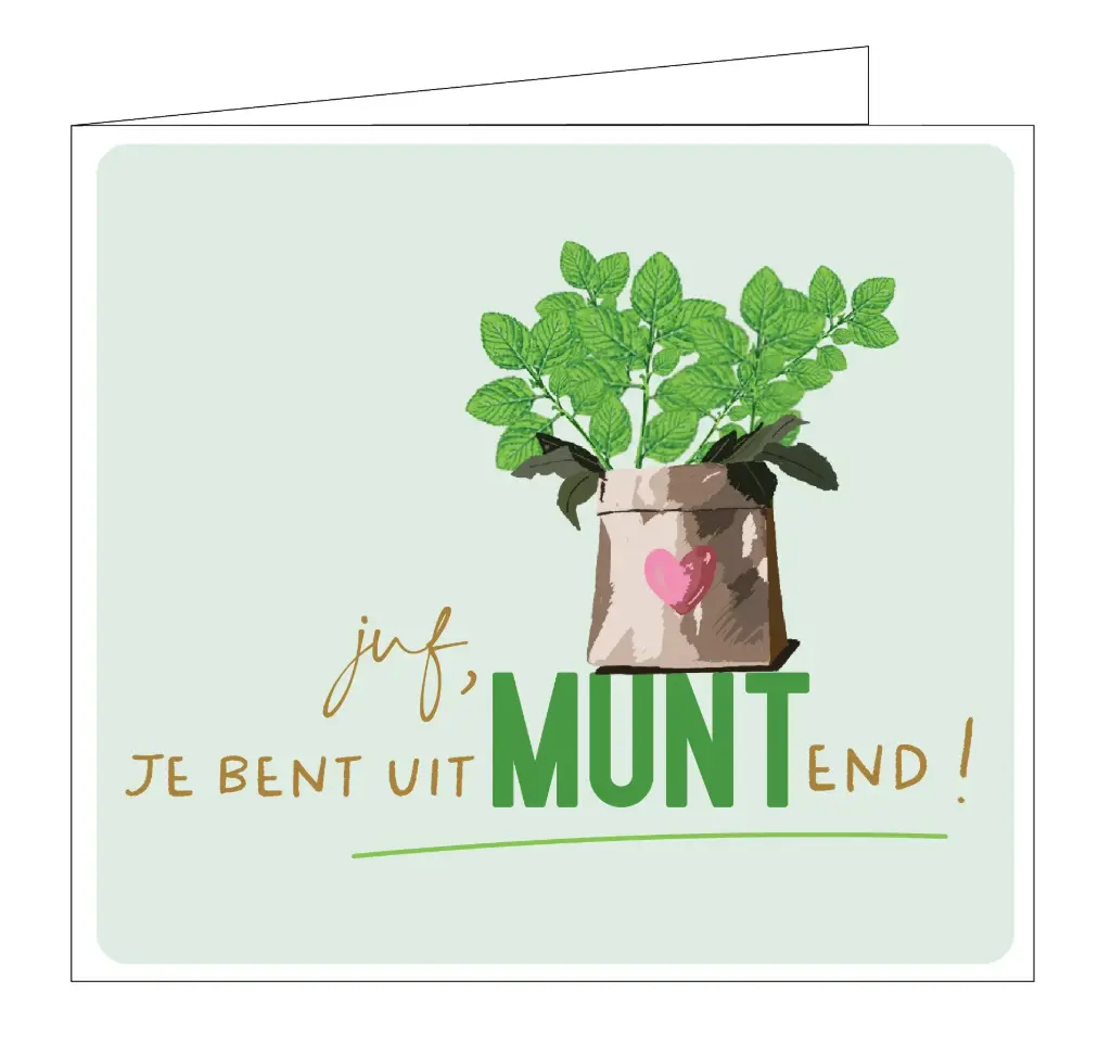 Juf, je bent uitMUNTend