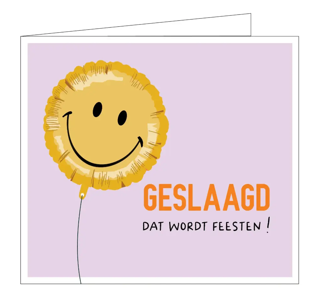 Geslaagd dat wordt feesten !
