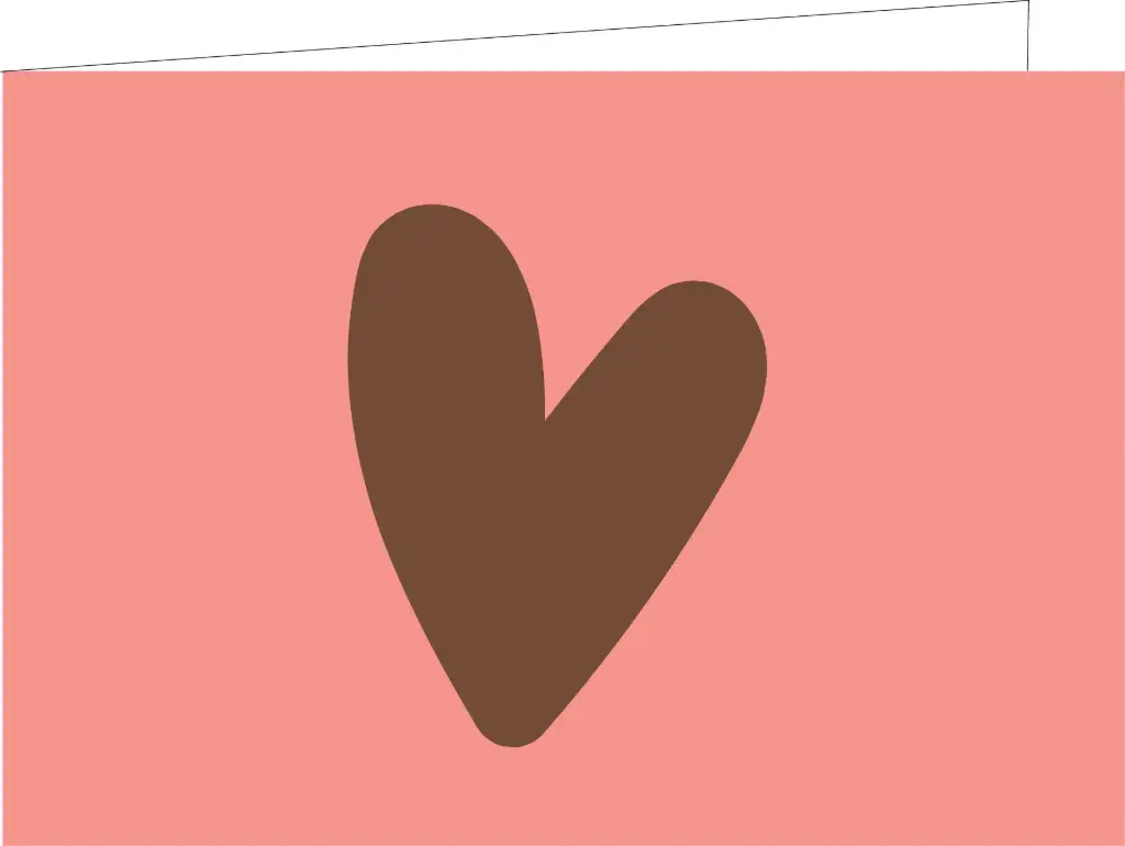 Hart/Coeur (KOPERFOLIE)(DORURE CUIVRE)