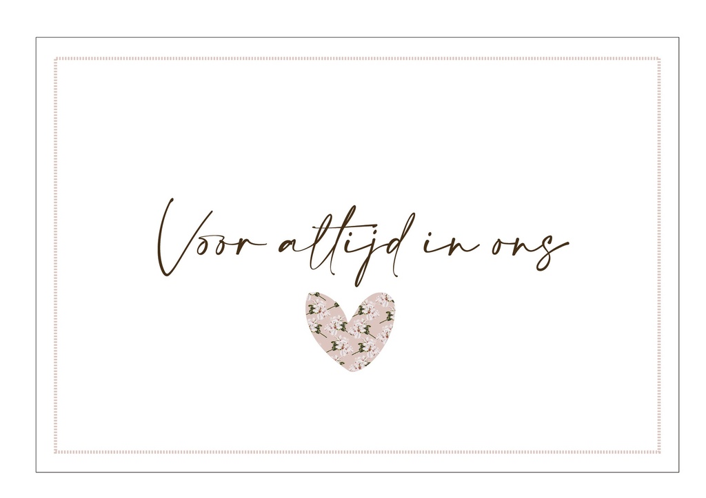 Voor altijd in ons hart