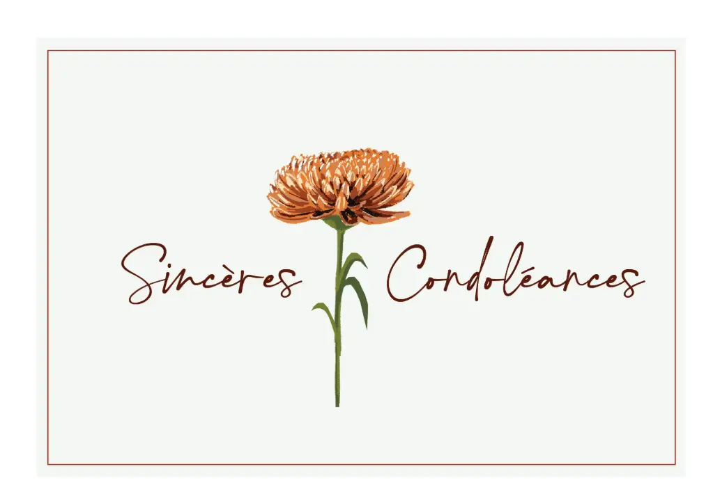 Sincères Condoléances