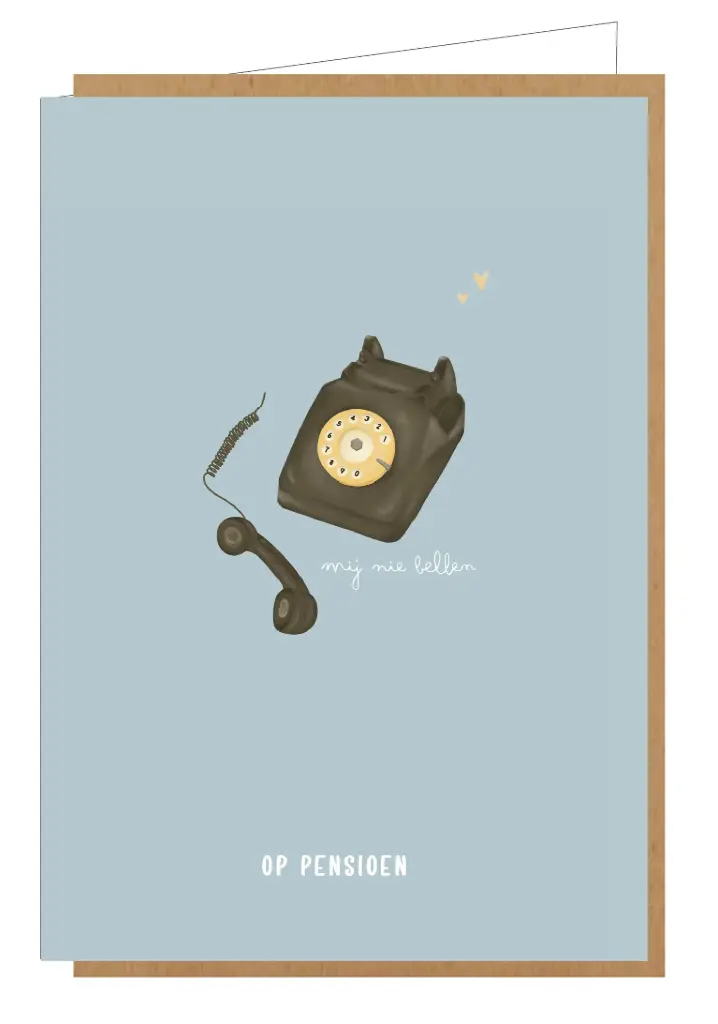 Op pensioen mij nie bellen
