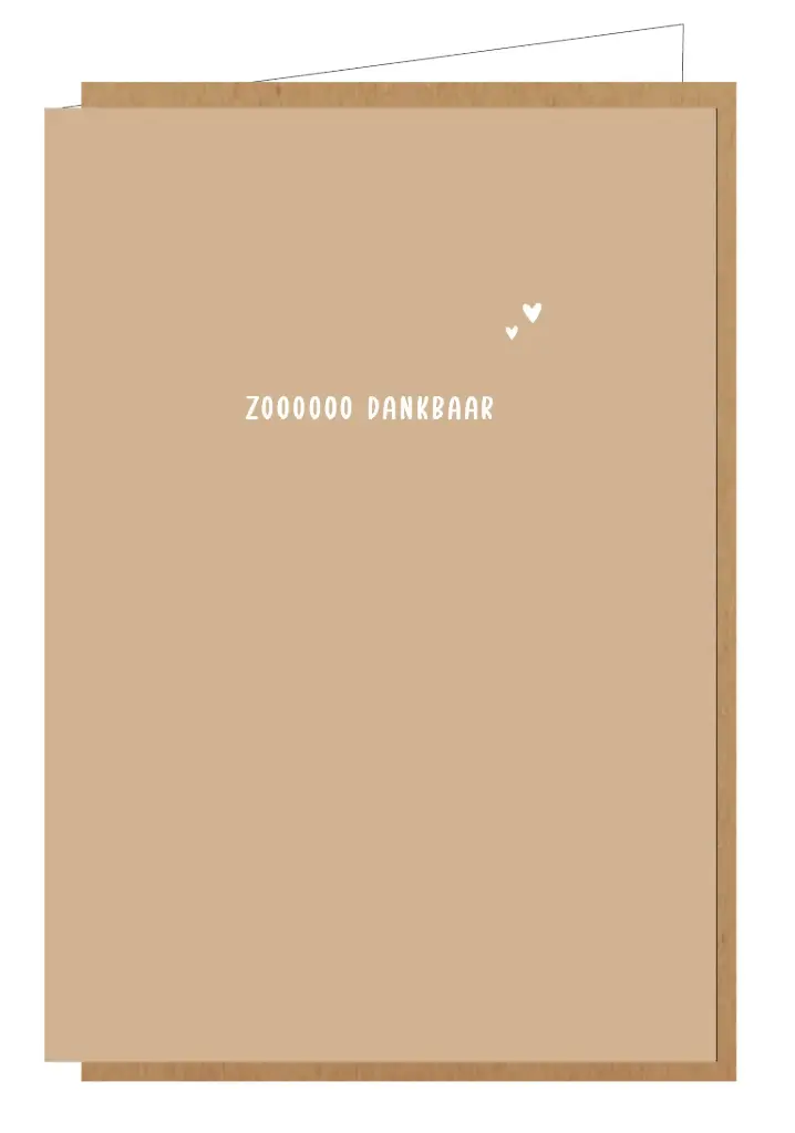 Zoooooo dankbaar