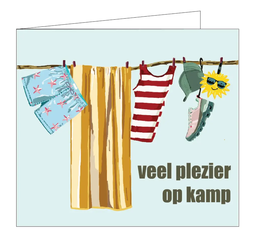 Veel plezier op kamp