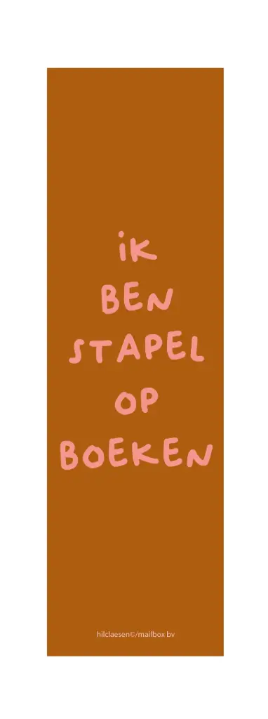 Ik ben stapel op boeken