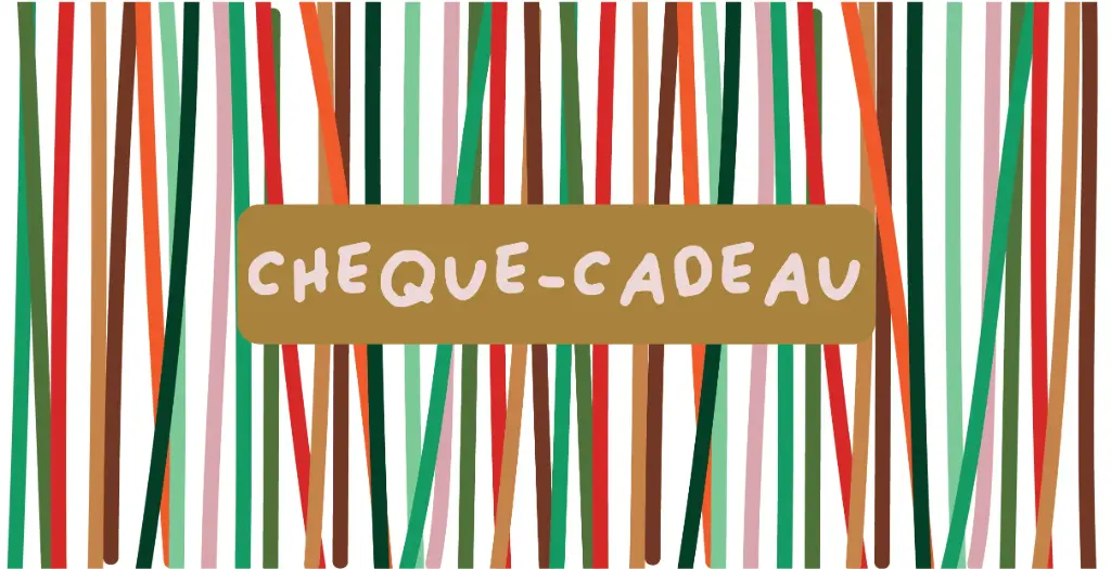 Chèque  cadeau 2 pieces